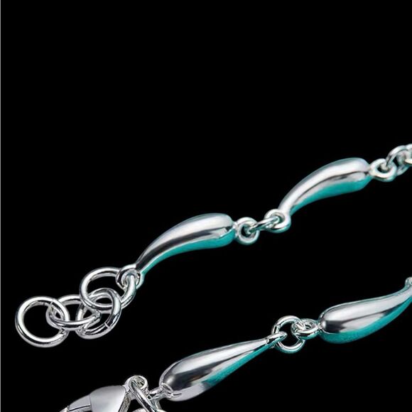 Classic Sterling Silver Chain Bracelet - Picture 6 of 7